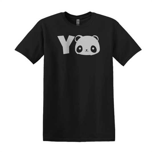 White Yo Panda Tee