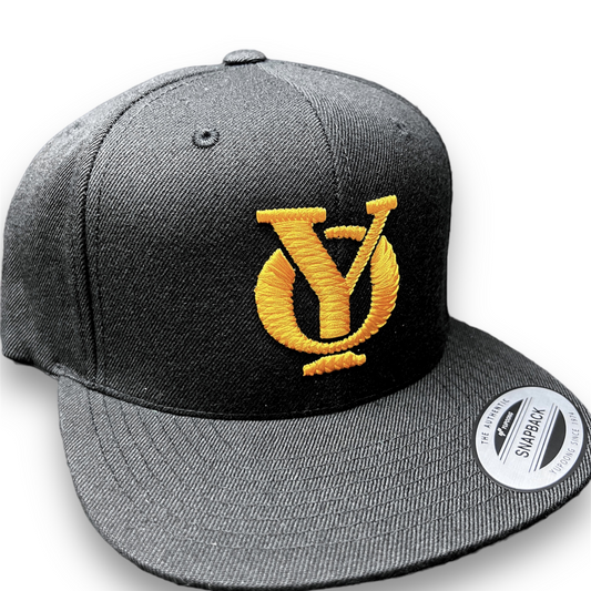 Yo Snapback Hat - Deep Gold