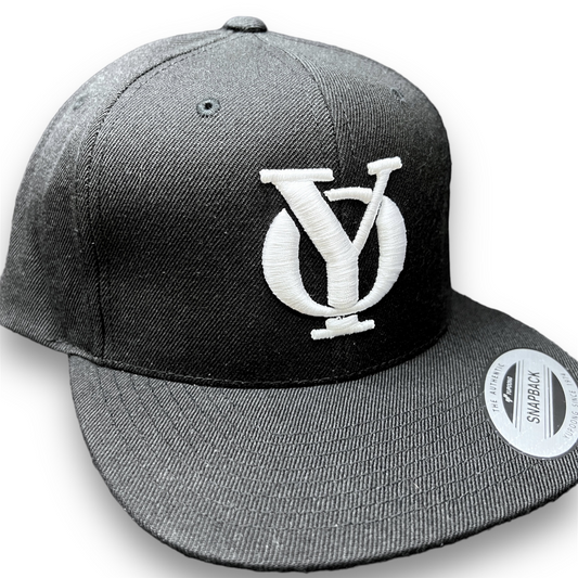 Yo Snapback Hat - White