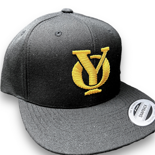 Yo Snapback Hat - Vegas Gold